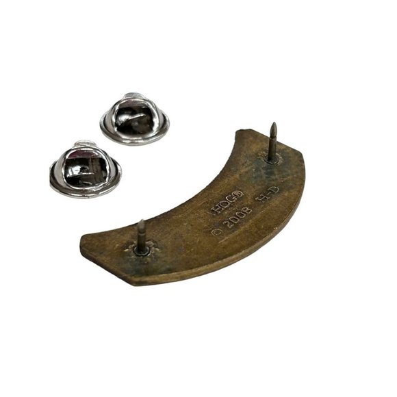 Harley Davidson Motorcycle Owners Group 2011 HOG Jacket Hat Pin Spider Web 1.5" - Picture 5 of 6